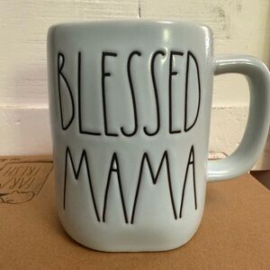 Rae Dunn Blessed Mama Ceramic Mug - White